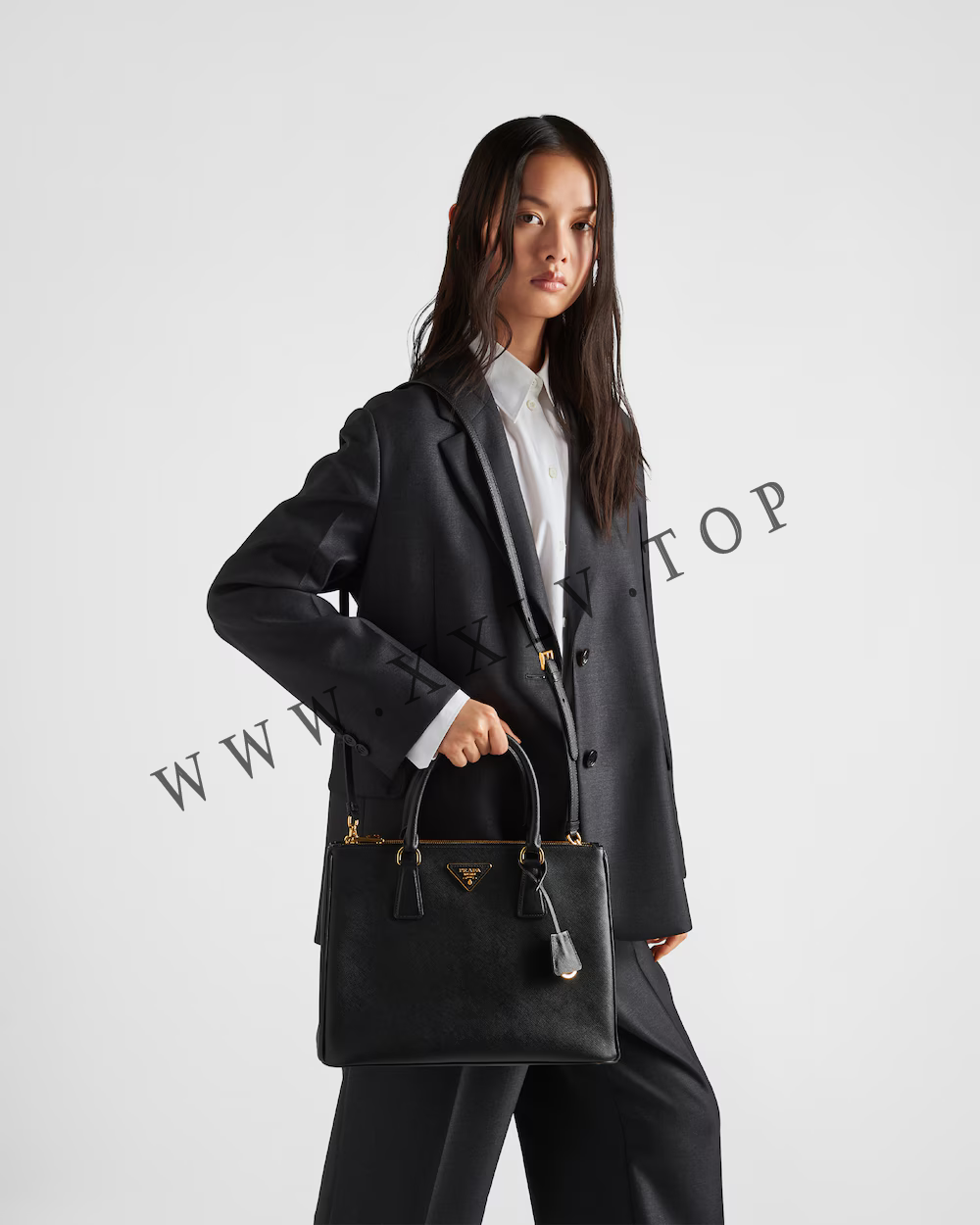 Large Prada Galleria Saffiano leather bag - Image 3