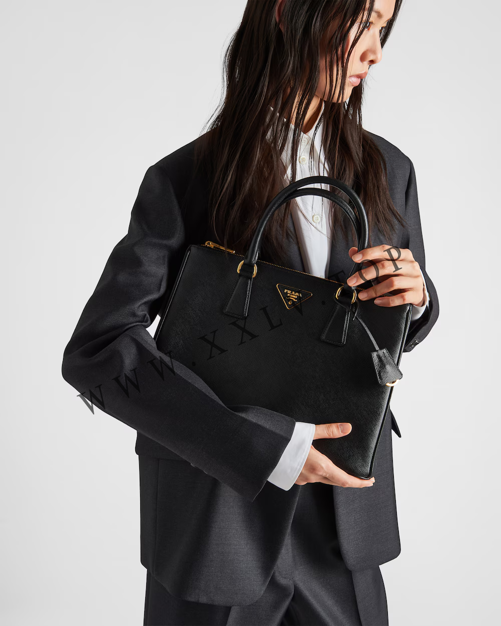 Large Prada Galleria Saffiano leather bag - Image 4