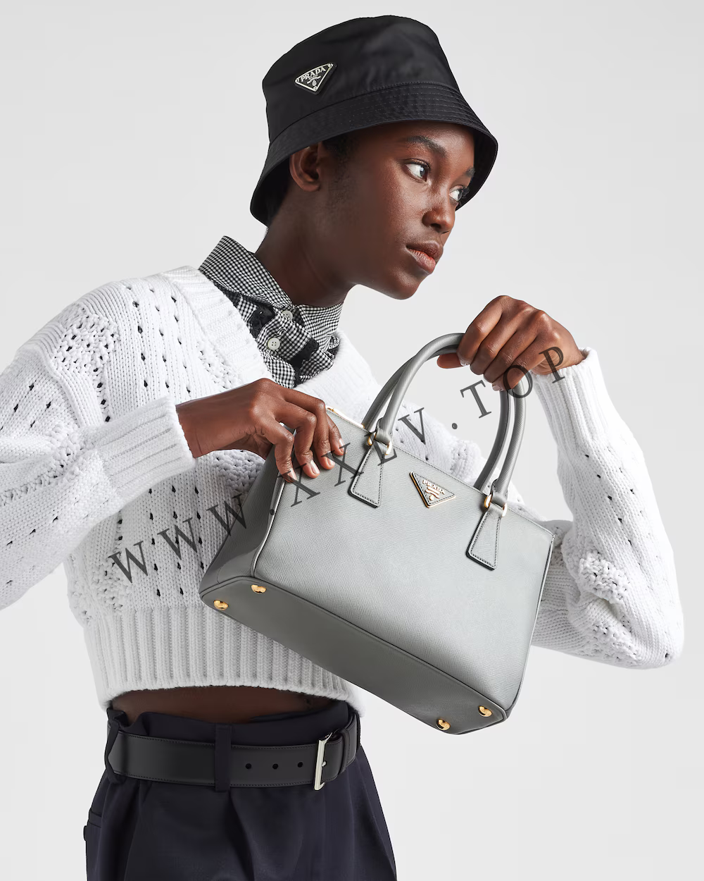 Medium Prada Galleria Saffiano leather bag - Image 4
