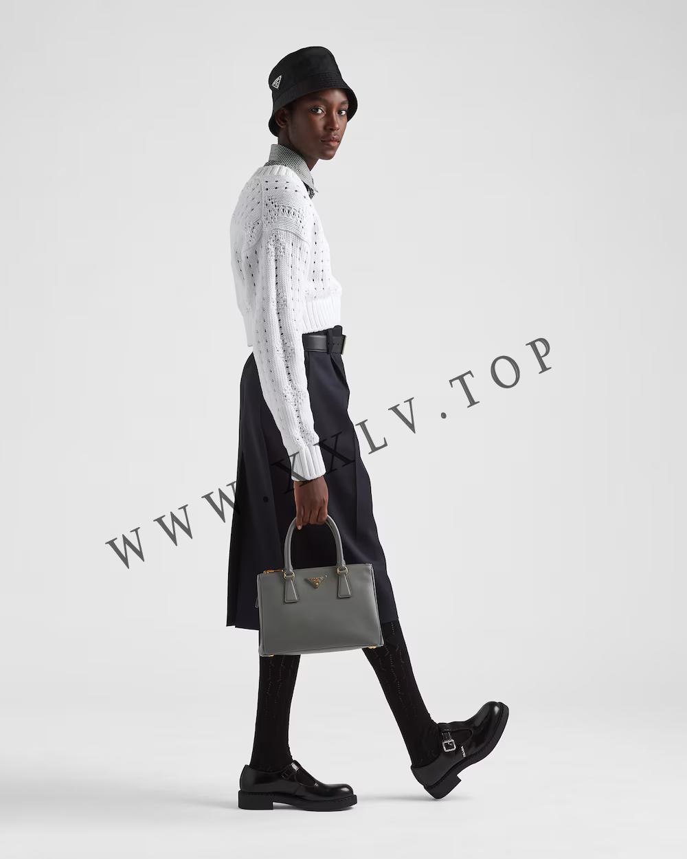 Medium Prada Galleria Saffiano leather bag - Image 3