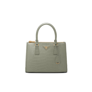 Medium Prada Galleria crocodile leather bag