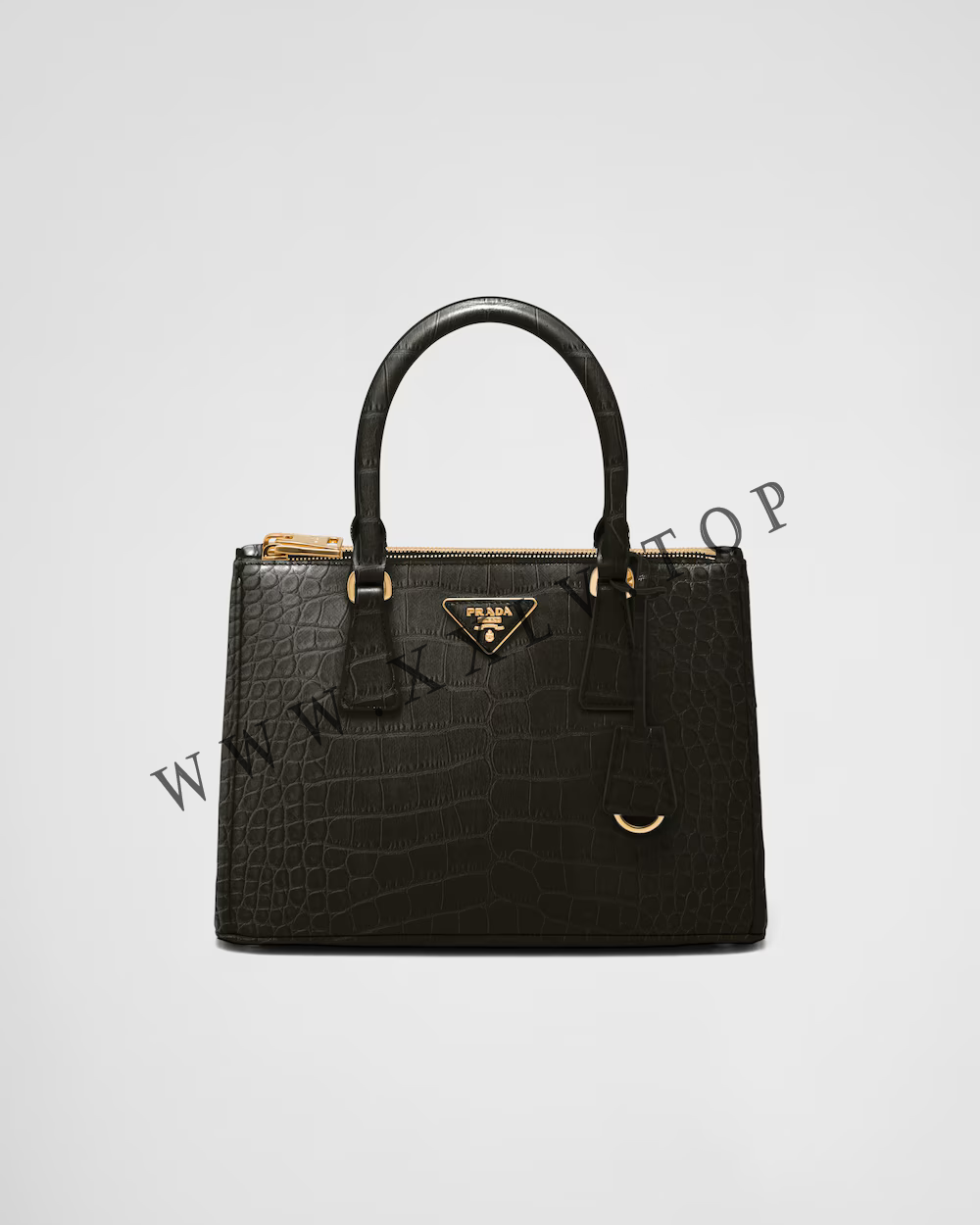 Medium Prada Galleria crocodile leather bag - Image 5