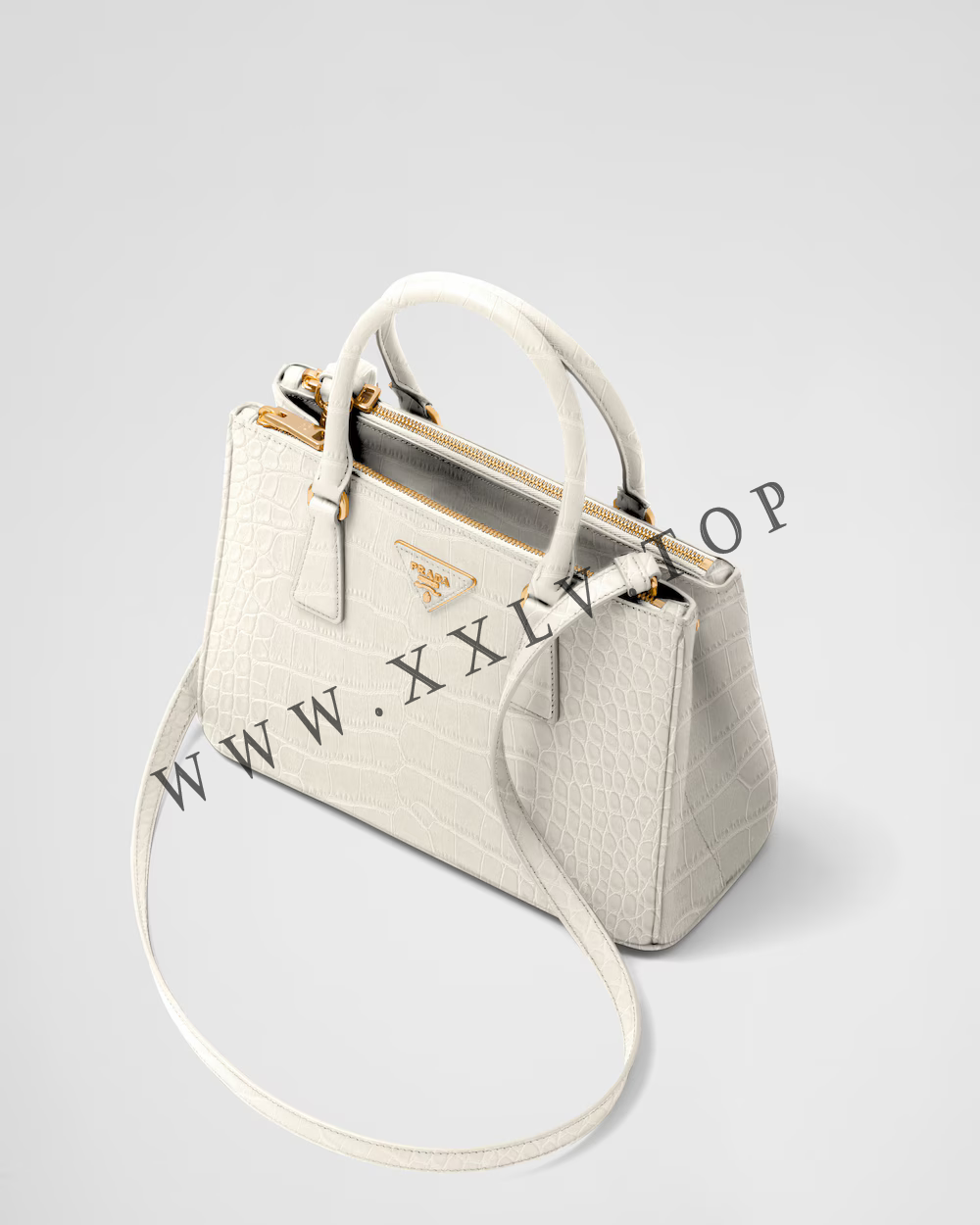 Medium Prada Galleria crocodile leather bag - Image 5