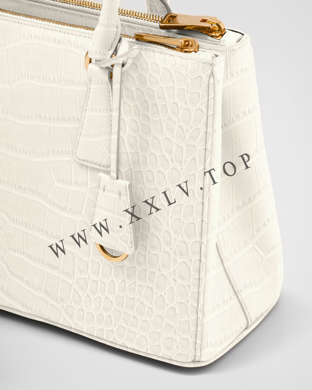 Medium Prada Galleria crocodile leather bag - Image 4
