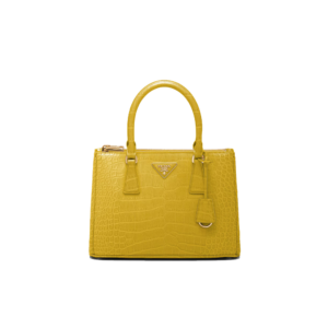 Medium Prada Galleria crocodile leather bag