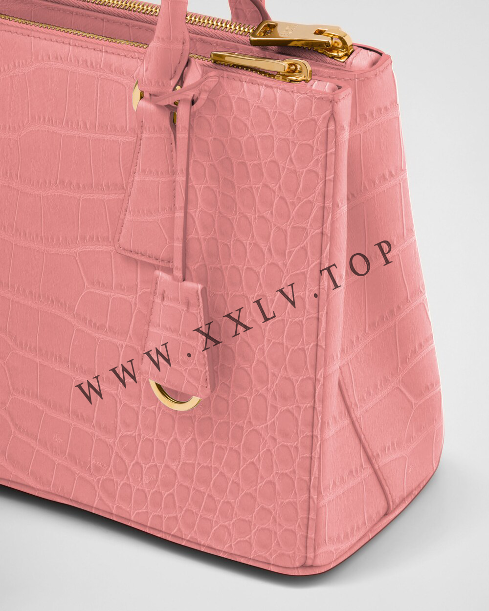 Medium Prada Galleria crocodile leather bag - Image 4