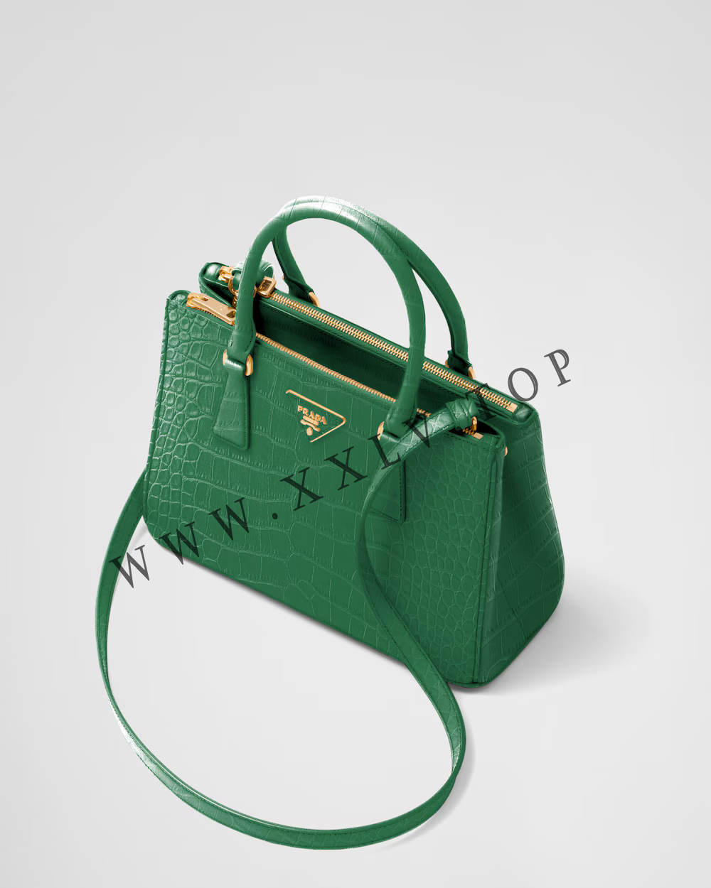 Medium Prada Galleria crocodile leather bag - Image 3