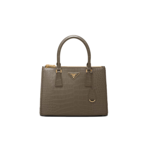 Medium Prada Galleria crocodile leather bag