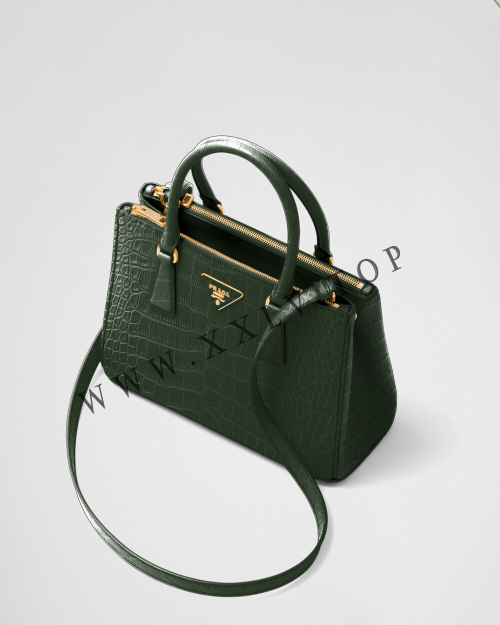 Medium Prada Galleria crocodile leather bag - Image 2