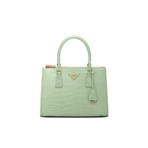 Medium Prada Galleria crocodile leather bag