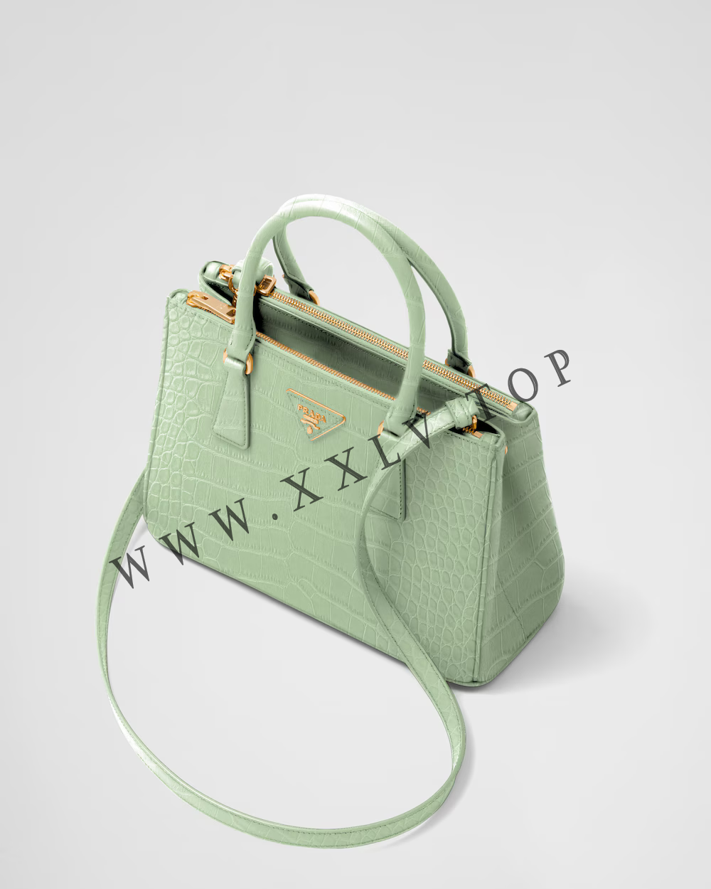 Medium Prada Galleria crocodile leather bag - Image 3