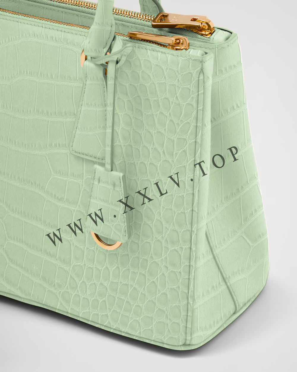 Medium Prada Galleria crocodile leather bag - Image 2