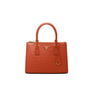 Medium Prada Galleria crocodile leather bag