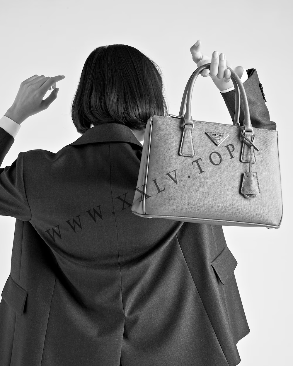 Medium Prada Galleria Saffiano leather bag - Image 5