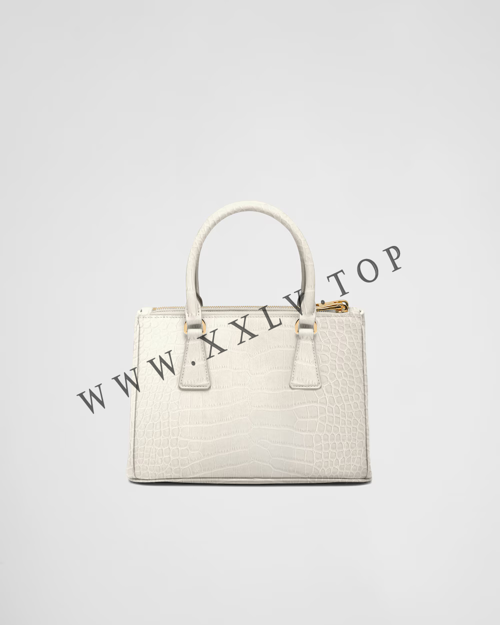 Small Prada Galleria crocodile leather bag - Image 4