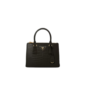 Small Prada Galleria crocodile leather bag