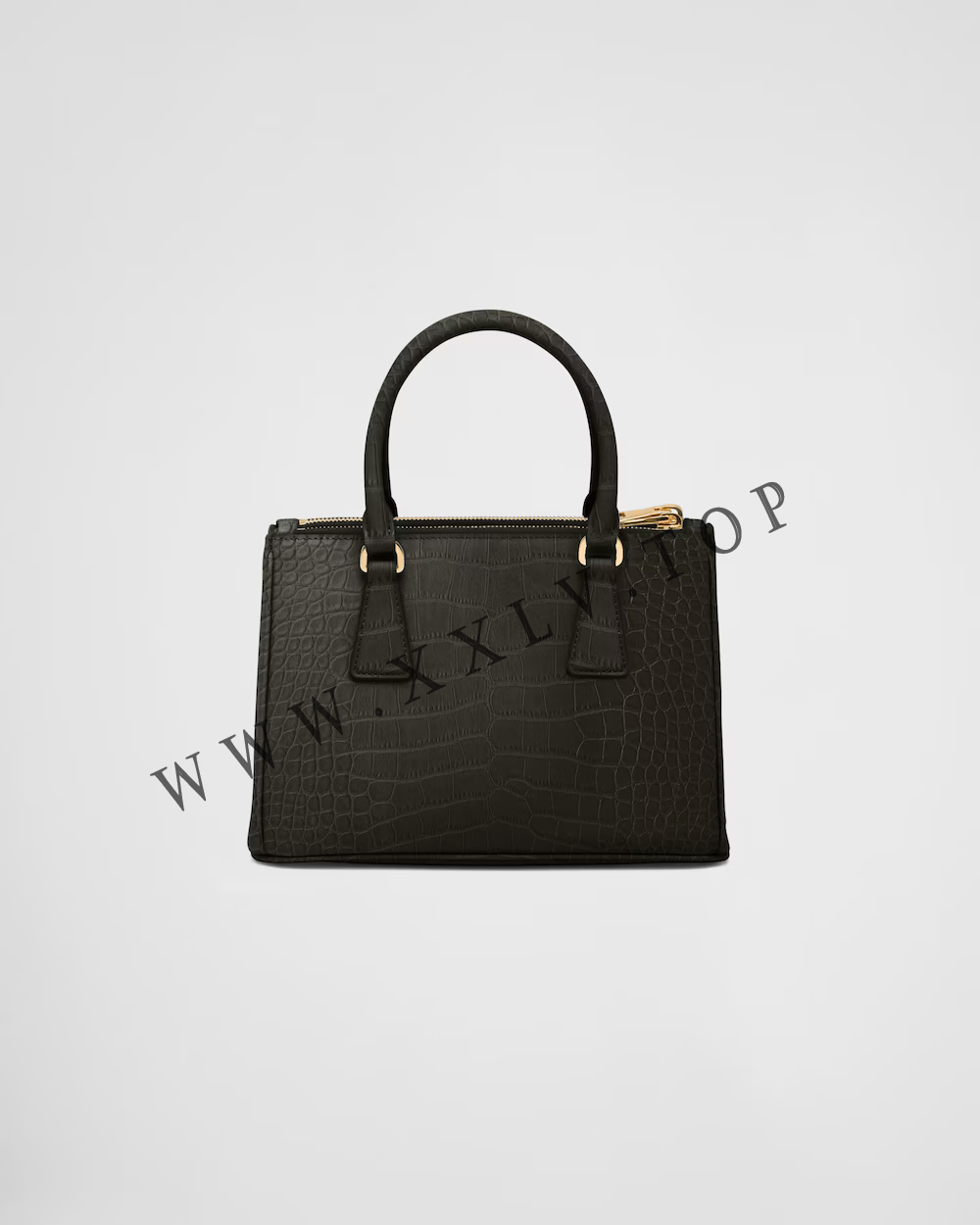Small Prada Galleria crocodile leather bag - Image 4