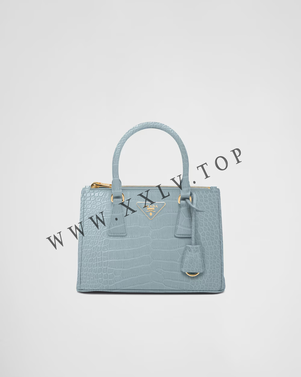 Small Prada Galleria crocodile leather bag - Image 3