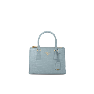 Small Prada Galleria crocodile leather bag