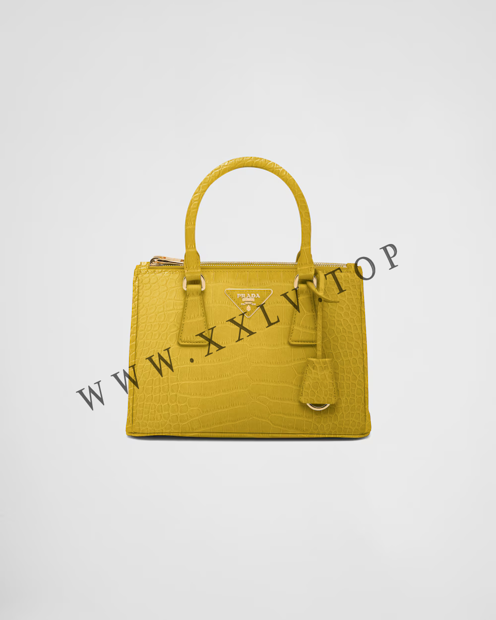 Small Prada Galleria crocodile leather bag - Image 5