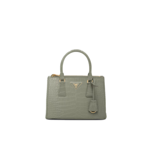 Small Prada Galleria crocodile leather bag