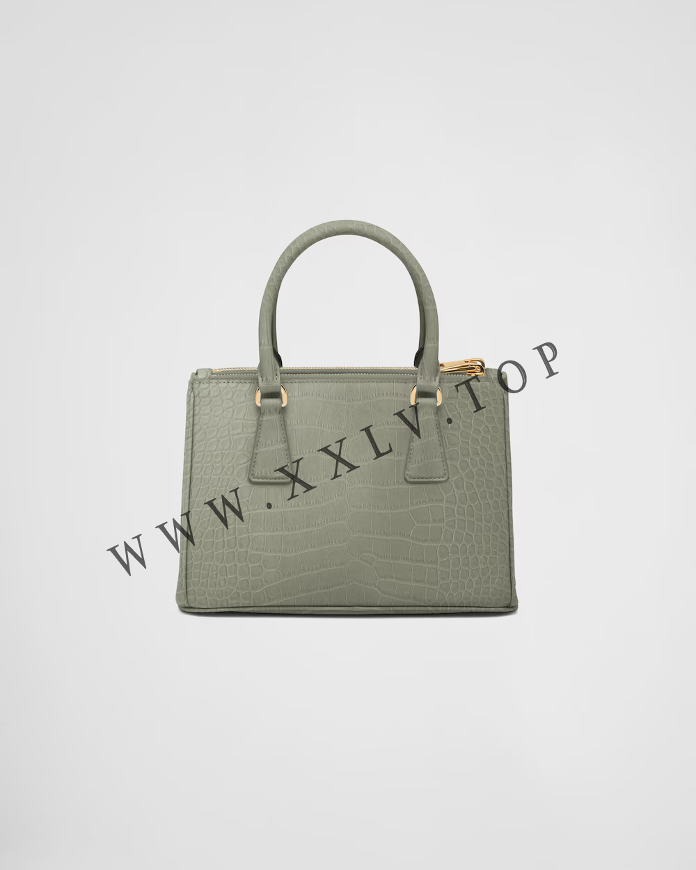 Small Prada Galleria crocodile leather bag - Image 4