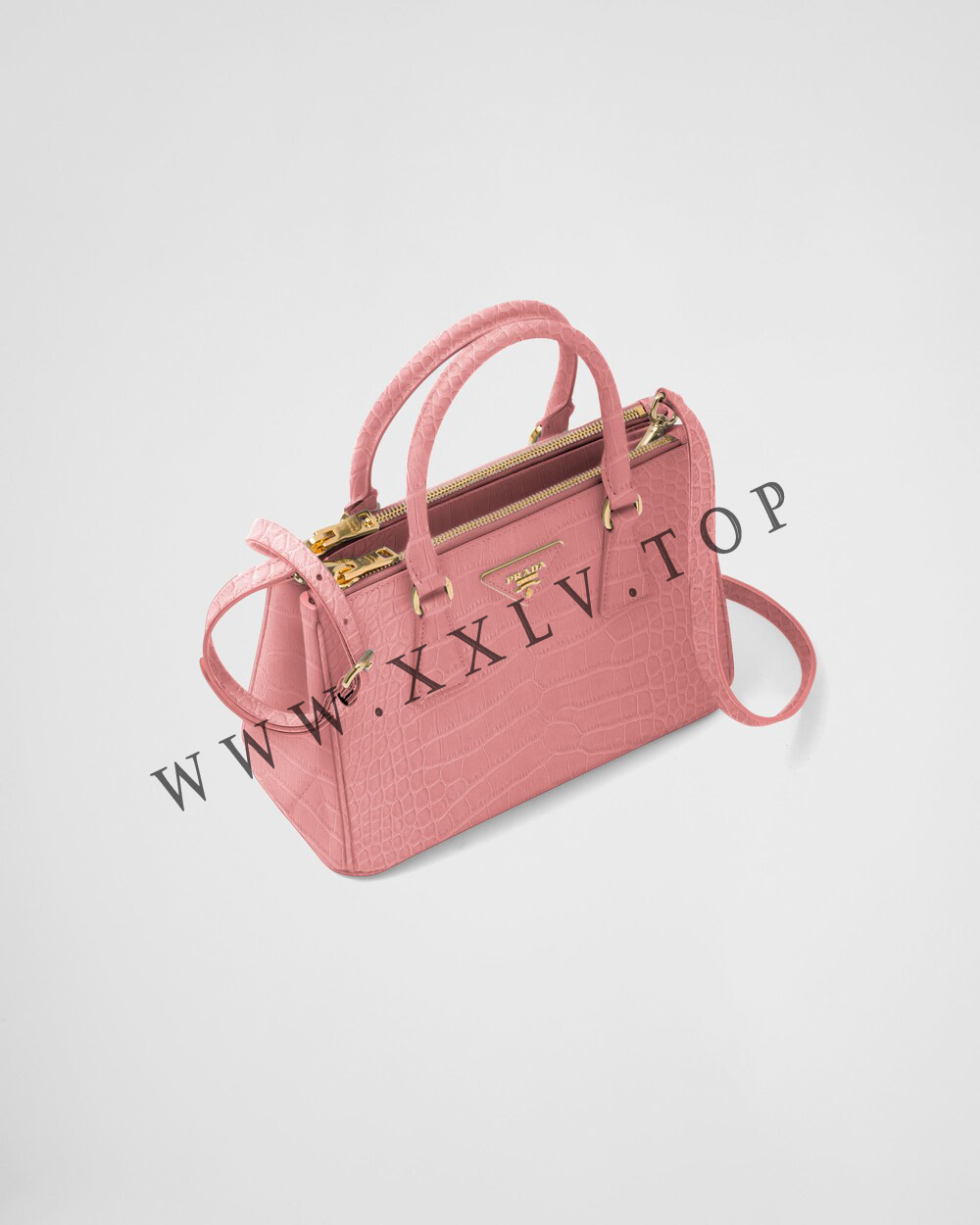 Small Prada Galleria crocodile leather bag - Image 3