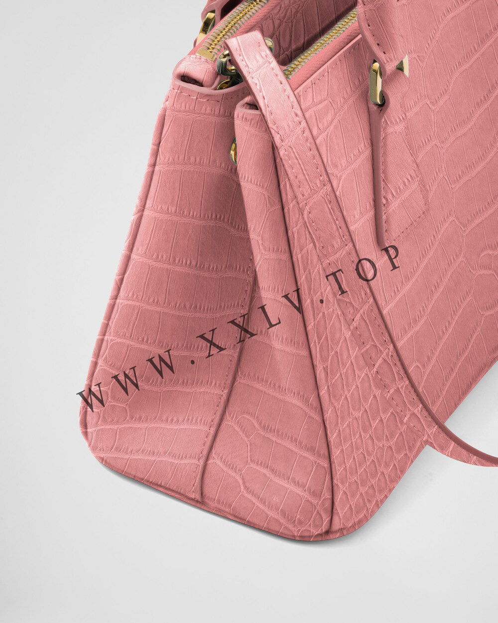 Small Prada Galleria crocodile leather bag - Image 2