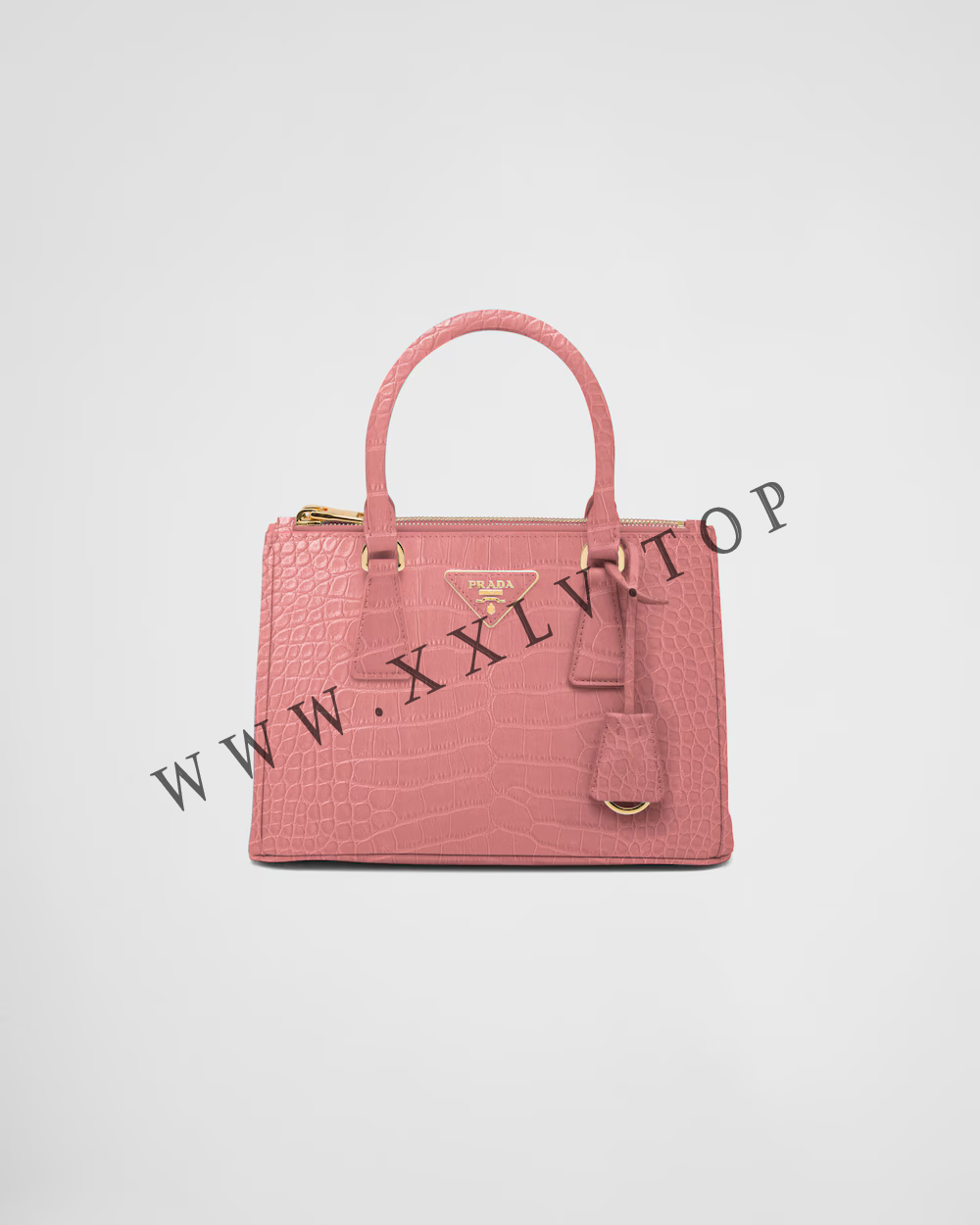 Small Prada Galleria crocodile leather bag - Image 5