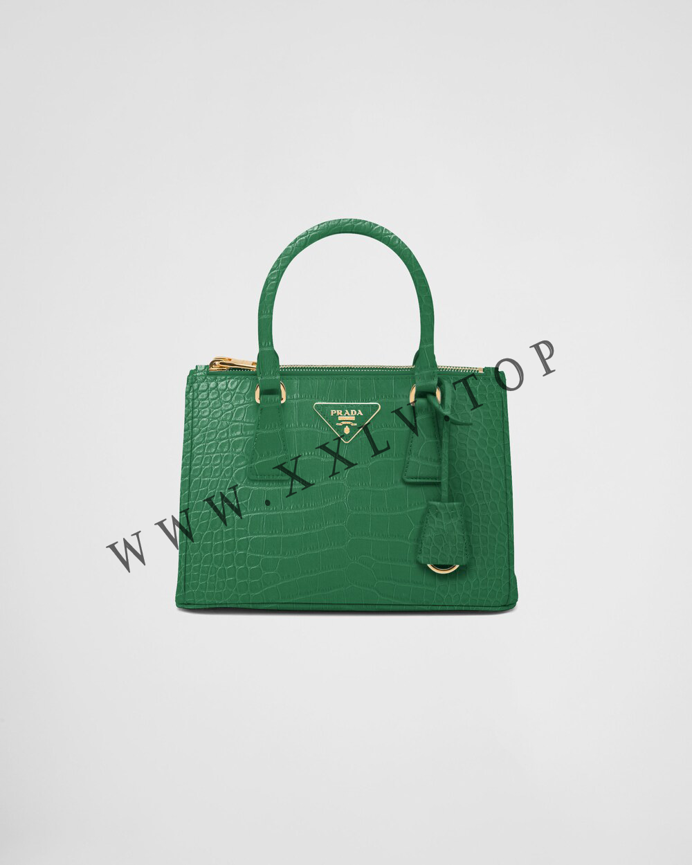 Small Prada Galleria crocodile leather bag - Image 5