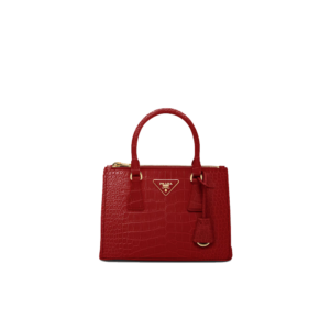 Small Prada Galleria crocodile leather bag