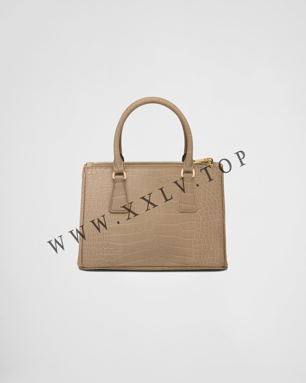 Small Prada Galleria crocodile leather bag - Image 4