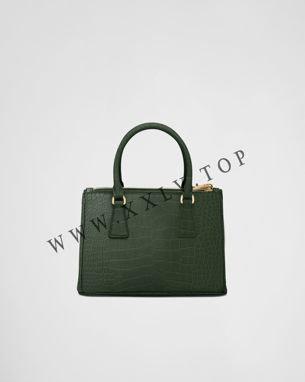 Small Prada Galleria crocodile leather bag - Image 4