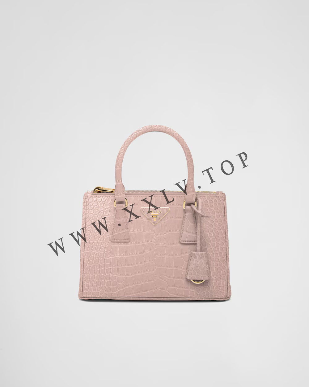 Small Prada Galleria crocodile leather bag - Image 5
