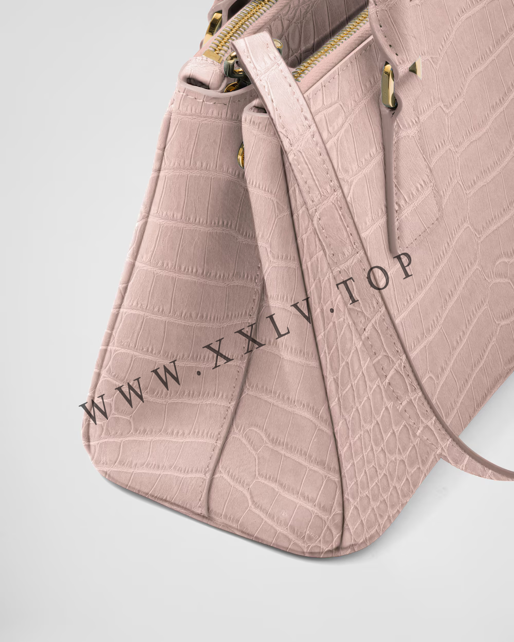 Small Prada Galleria crocodile leather bag - Image 3