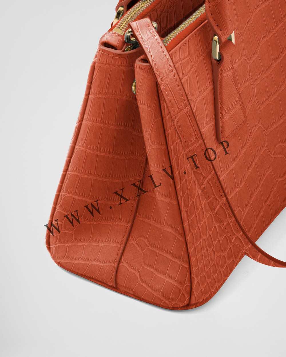 Small Prada Galleria crocodile leather bag - Image 3