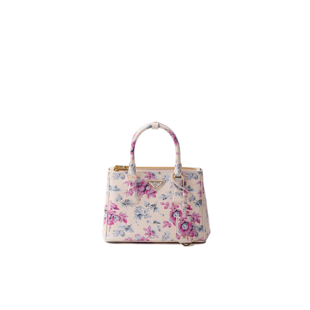 Prada Galleria printed Saffiano leather bag