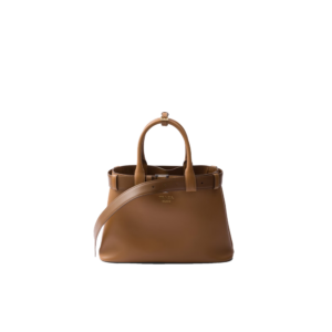 Prada Buckle small leather handbag with belt