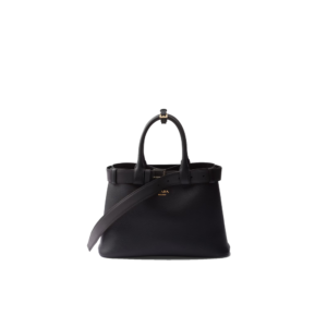 Prada Buckle small leather handbag with belt