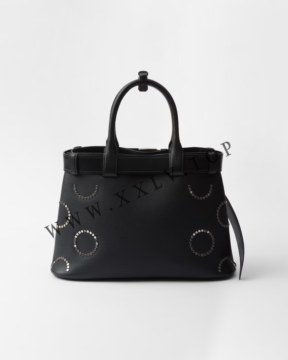 Prada Buckle small leather bag with appliqués - Image 4