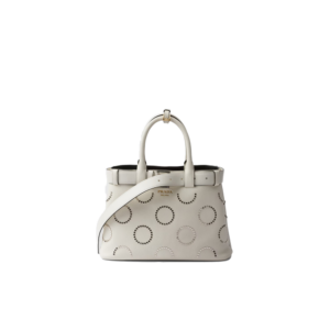 Prada Buckle small leather bag with appliqués