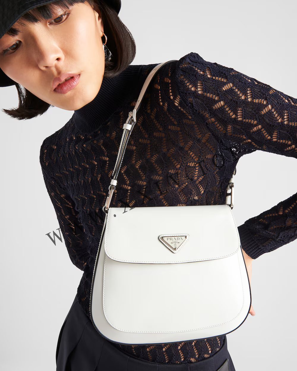 Medium Prada Cleo brushed leather shoulder bag - Image 5