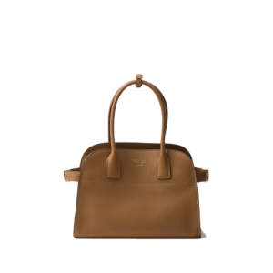 Medium leather tote bag
