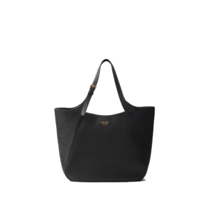 Large leather tote bag