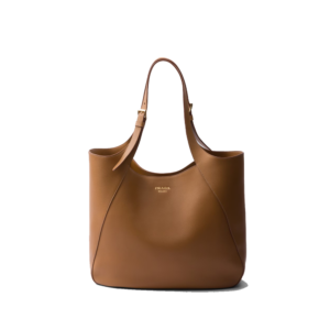 Large leather tote bag