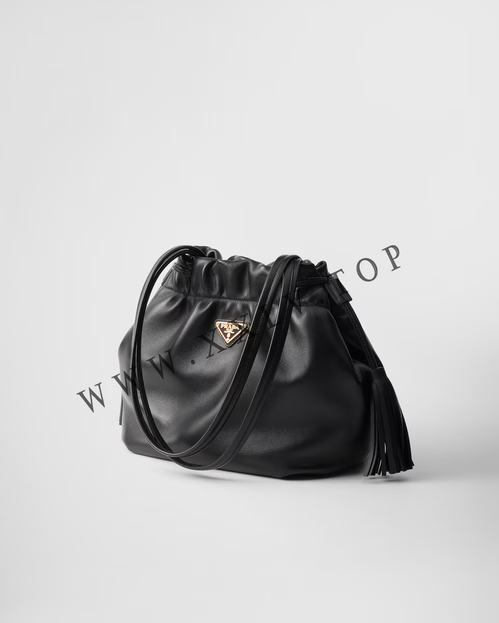 Nappa leather shoulder bag - Image 4