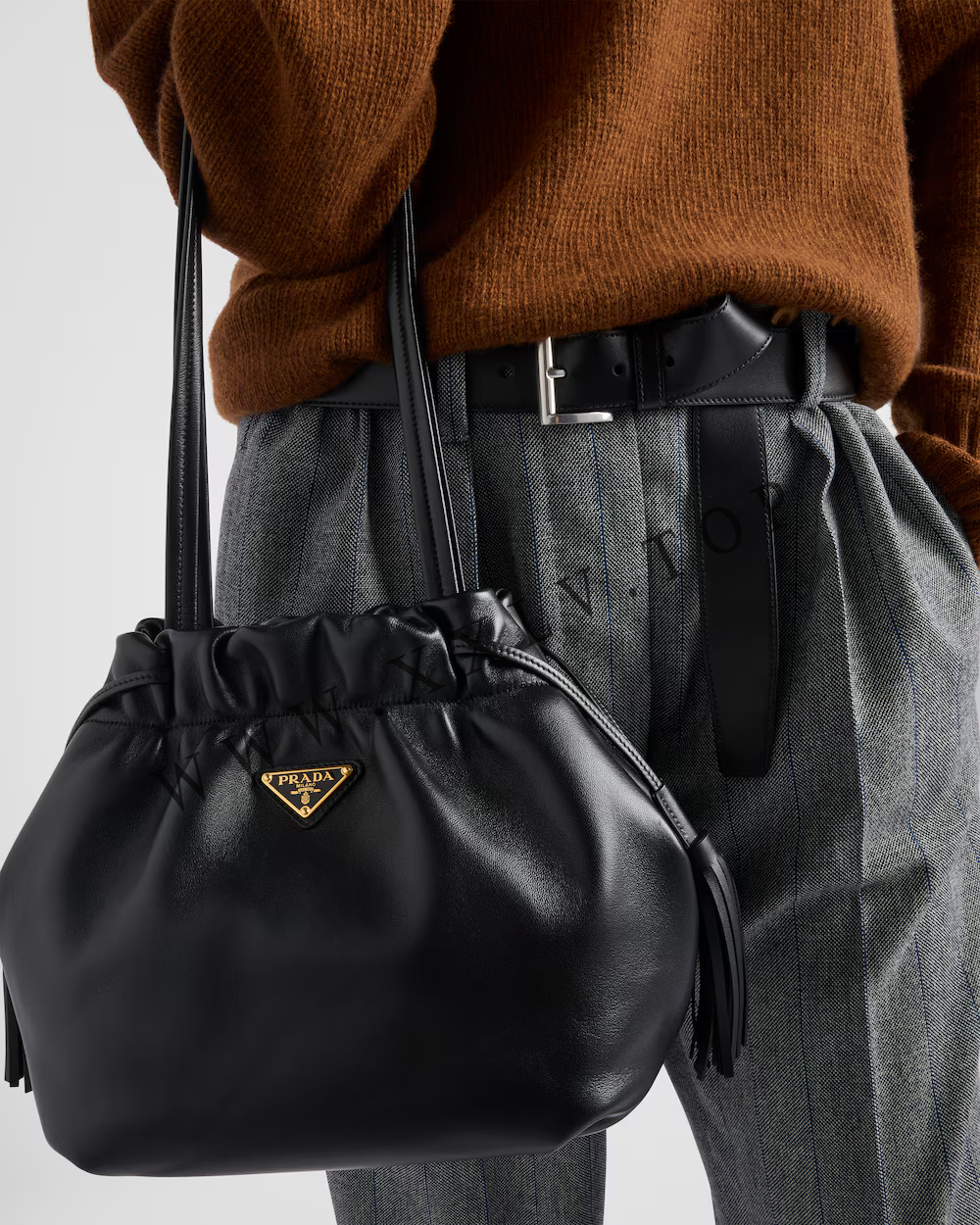 Nappa leather shoulder bag - Image 2