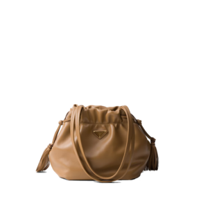 Nappa leather shoulder bag