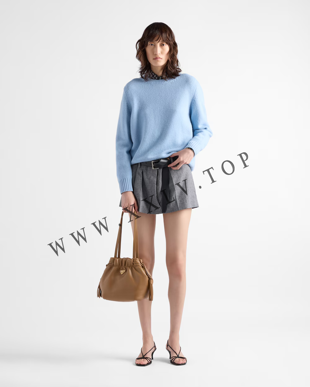 Nappa leather shoulder bag - Image 5