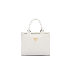 Mini Prada Symbole leather bag with stitching